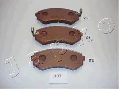 Колодки тормозные дисковые задние Nissan Almera 1.4-2.0, Patrol 2.8 TD- 4.8 (95-04) (51137) JAPKO