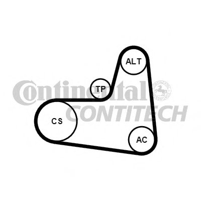 Поликлиновой ременный комплект CONTITECH купить
