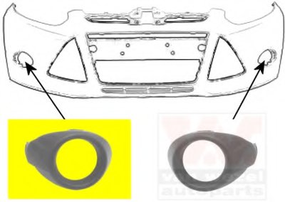 Облицовка, бампер VAN WEZEL купить