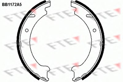 Комплект тормозных колодок, стояночная тормозная система FTE купить