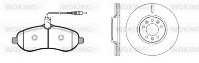 Комплект тормозов, дисковый тормозной механизм WOKING купить