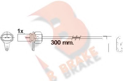 Сигнализатор, износ тормозных колодок R BRAKE купить