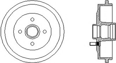 Тормозной барабан HELLA купить