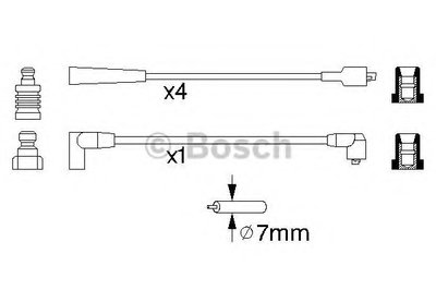 Комплект проводов зажигания BOSCH купить