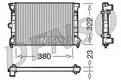 Радиатор, охлаждение двигателя DENSO купить