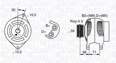 Генератор MAGNETI MARELLI купить