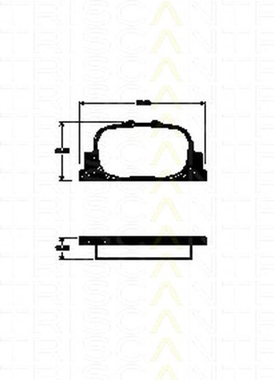 Комплект тормозных колодок, дисковый тормоз TRISCAN купить
