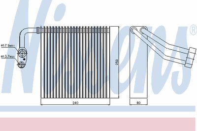 Испаритель, кондиционер NISSENS купить