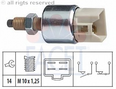 Выключатель фонаря сигнала торможения FACET купить