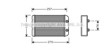 Теплообменник, отопление салона AVA QUALITY COOLING купить