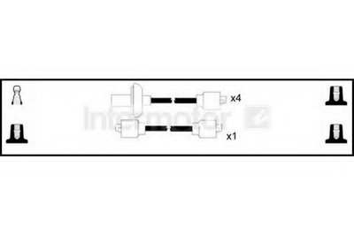 Комплект проводов зажигания Intermotor STANDARD купить