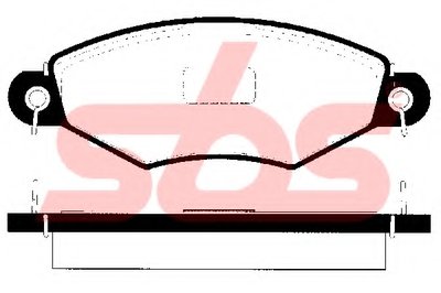 Комплект тормозных колодок, дисковый тормоз sbs купить
