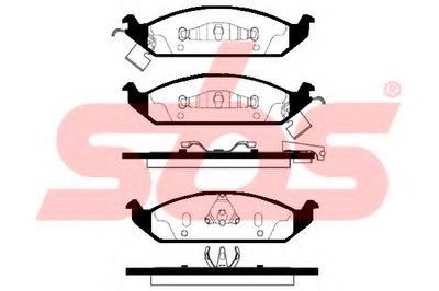 Комплект тормозных колодок, дисковый тормоз sbs купить