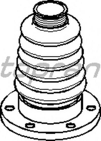 Пыльник, приводной вал TOPRAN купить