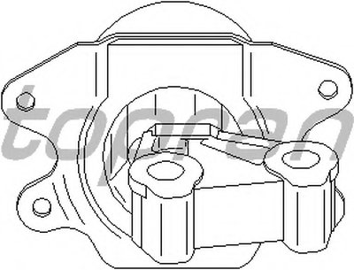 Кронштейн двигателя TOPRAN купить