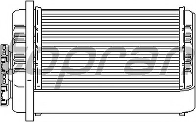 Теплообменник, отопление салона TOPRAN купить