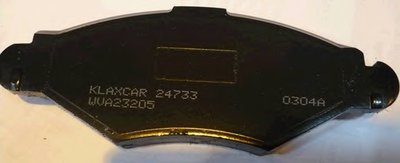 Колодки тормозные дисковые (24733Z) Klaxcar France