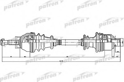 Приводной вал PATRON купить