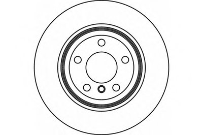Тормозной диск зад. BMW X5 (E53) 00-06 (324x12)