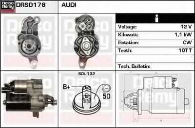 Стартер Remanufactured REMY (Light Duty) DELCO REMY купить