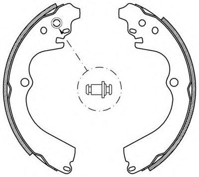 Комплект тормозных колодок ADVANCE OPEN PARTS купить