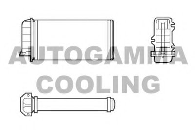 Теплообменник, отопление салона AUTOGAMMA купить