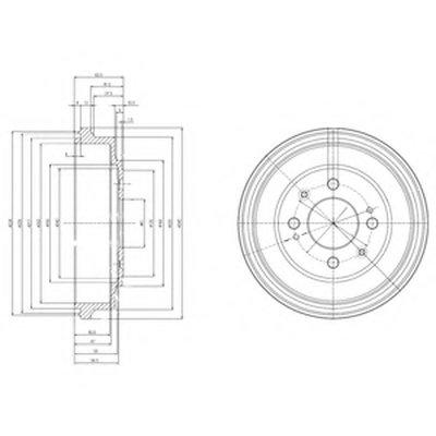 Тормозной барабан DELPHI купить
