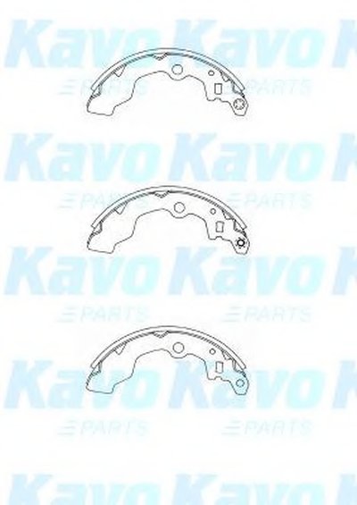 Комплект тормозных колодок MK KASHIYAMA KAVO PARTS купить