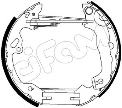 Комплект тормозных колодок Kit premounted CIFAM купить