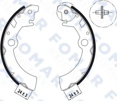 Комплект тормозных колодок FOMAR Friction купить