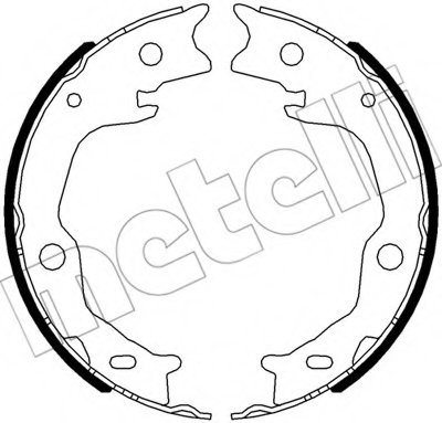 Комплект тормозных колодок, стояночная тормозная система METELLI купить