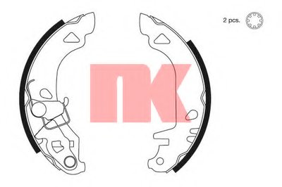 Комплект тормозных колодок NK купить