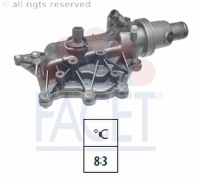 Термостат Kangoo (08-)/Megane II (03-) 1.6 16V (78716) Facet