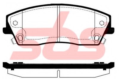 Комплект тормозных колодок, дисковый тормоз sbs купить