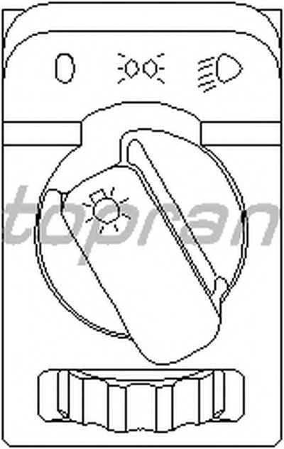Выключатель, головной свет TOPRAN купить