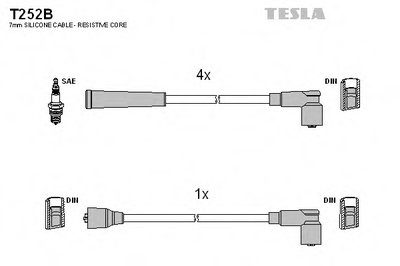 Комплект проводов зажигания TESLA купить