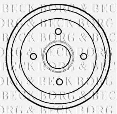 Тормозной барабан BORG & BECK купить