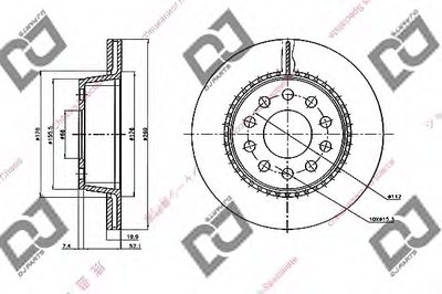 Тормозной диск DJ PARTS купить