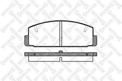 Комплект тормозных колодок, дисковый тормоз STELLOX купить