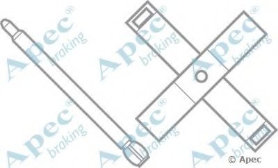 Комплектующие, тормозные колодки APEC braking купить
