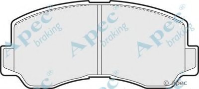 Комплект тормозных колодок, дисковый тормоз APEC braking купить