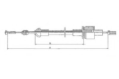 Тросик сцепления TEXTAR купить