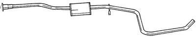 Средний глушитель выхлопных газов AKS DASIS купить