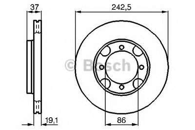 Тормозной диск BOSCH купить