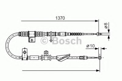 Трос, стояночная тормозная система BOSCH купить