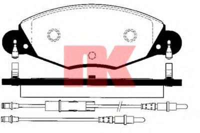 Гальмівнi колодки дисковi Citroen C5 2,2HDI-3,0 01-