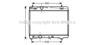 Радиатор, охлаждение двигателя AVA QUALITY COOLING купить