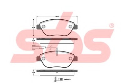 Комплект тормозных колодок, дисковый тормоз sbs купить