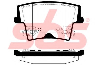 Комплект тормозных колодок, дисковый тормоз sbs купить