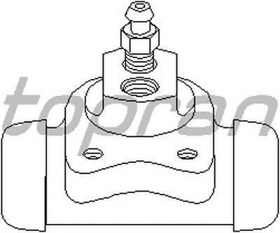 Колесный тормозной цилиндр TOPRAN купить